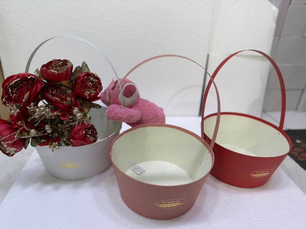 MACETA TUBULAR FLOWER D160-1