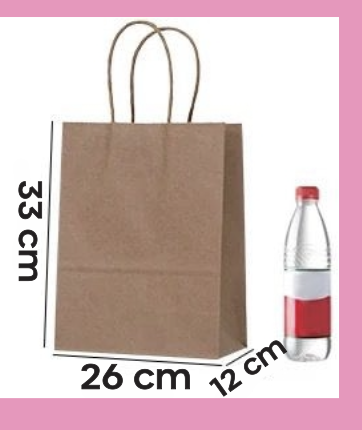 BOLSAS DE PAPEL 33X26X12