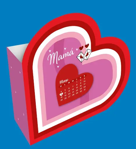 ARMABLES CORAZÓN FELIZ DIA MAMÁ