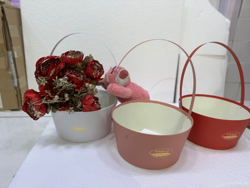 MACETA TUBULAR FLOWER D160-1